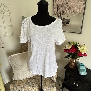 Cupio White Relaxed Short Sleeve Tee